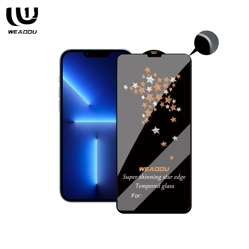 Super Shinning Star Edge 0.5Mm Tempered Glass Screen Protector - WES04