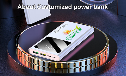 Customized power bank click to see more details about customization