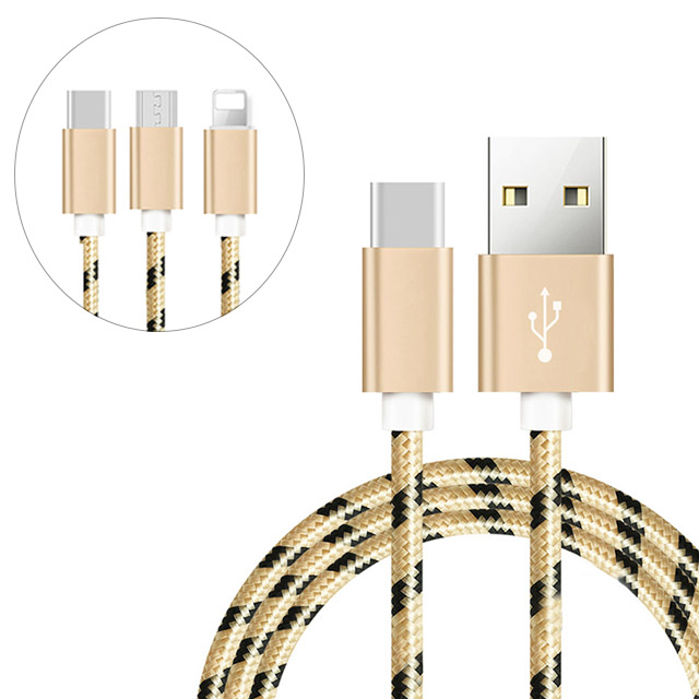 2A Phone Usb Cable For Iphone/ Micro/ Type-C - CU3